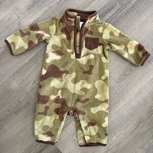 Camo Fleece One Piece